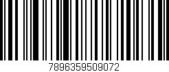 Código de barras (EAN, GTIN, SKU, ISBN): '7896359509072'