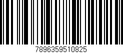 Código de barras (EAN, GTIN, SKU, ISBN): '7896359510825'