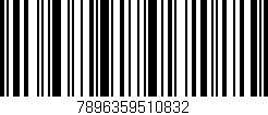 Código de barras (EAN, GTIN, SKU, ISBN): '7896359510832'
