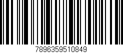 Código de barras (EAN, GTIN, SKU, ISBN): '7896359510849'