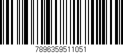 Código de barras (EAN, GTIN, SKU, ISBN): '7896359511051'
