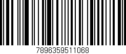 Código de barras (EAN, GTIN, SKU, ISBN): '7896359511068'