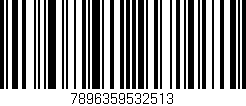 Código de barras (EAN, GTIN, SKU, ISBN): '7896359532513'