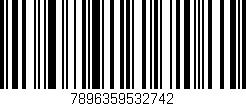 Código de barras (EAN, GTIN, SKU, ISBN): '7896359532742'