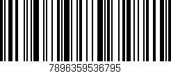 Código de barras (EAN, GTIN, SKU, ISBN): '7896359536795'