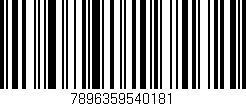 Código de barras (EAN, GTIN, SKU, ISBN): '7896359540181'