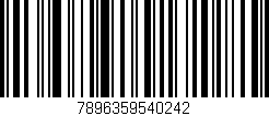 Código de barras (EAN, GTIN, SKU, ISBN): '7896359540242'