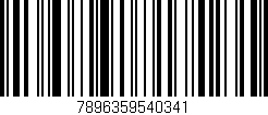 Código de barras (EAN, GTIN, SKU, ISBN): '7896359540341'