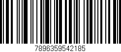 Código de barras (EAN, GTIN, SKU, ISBN): '7896359542185'