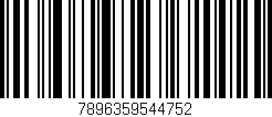 Código de barras (EAN, GTIN, SKU, ISBN): '7896359544752'