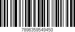 Código de barras (EAN, GTIN, SKU, ISBN): '7896359549450'