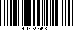 Código de barras (EAN, GTIN, SKU, ISBN): '7896359549689'