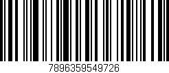 Código de barras (EAN, GTIN, SKU, ISBN): '7896359549726'