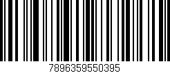 Código de barras (EAN, GTIN, SKU, ISBN): '7896359550395'