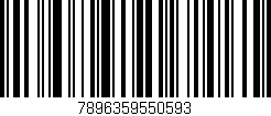 Código de barras (EAN, GTIN, SKU, ISBN): '7896359550593'