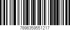 Código de barras (EAN, GTIN, SKU, ISBN): '7896359551217'