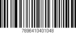 Código de barras (EAN, GTIN, SKU, ISBN): '7896410401048'
