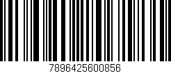 Código de barras (EAN, GTIN, SKU, ISBN): '7896425600856'