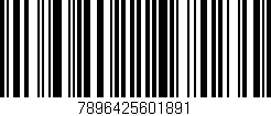 Código de barras (EAN, GTIN, SKU, ISBN): '7896425601891'