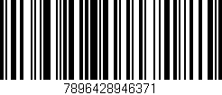 Código de barras (EAN, GTIN, SKU, ISBN): '7896428946371'