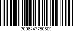 Código de barras (EAN, GTIN, SKU, ISBN): '7896447758689'