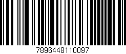 Código de barras (EAN, GTIN, SKU, ISBN): '7896448110097'