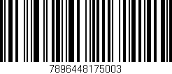 Código de barras (EAN, GTIN, SKU, ISBN): '7896448175003'