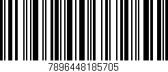 Código de barras (EAN, GTIN, SKU, ISBN): '7896448185705'