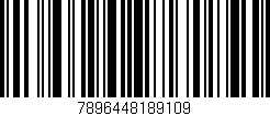 Código de barras (EAN, GTIN, SKU, ISBN): '7896448189109'