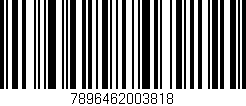 Código de barras (EAN, GTIN, SKU, ISBN): '7896462003818'