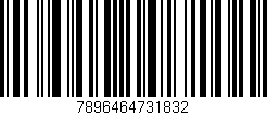 Código de barras (EAN, GTIN, SKU, ISBN): '7896464731832'