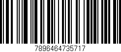 Código de barras (EAN, GTIN, SKU, ISBN): '7896464735717'