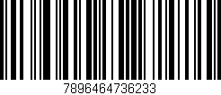 Código de barras (EAN, GTIN, SKU, ISBN): '7896464736233'