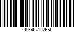 Código de barras (EAN, GTIN, SKU, ISBN): '7896484102650'