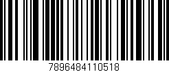 Código de barras (EAN, GTIN, SKU, ISBN): '7896484110518'