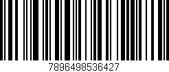Código de barras (EAN, GTIN, SKU, ISBN): '7896498536427'