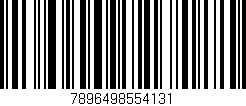 Código de barras (EAN, GTIN, SKU, ISBN): '7896498554131'