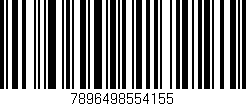 Código de barras (EAN, GTIN, SKU, ISBN): '7896498554155'