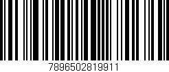 Código de barras (EAN, GTIN, SKU, ISBN): '7896502819911'