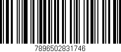Código de barras (EAN, GTIN, SKU, ISBN): '7896502831746'