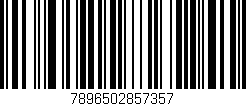Código de barras (EAN, GTIN, SKU, ISBN): '7896502857357'