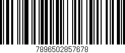 Código de barras (EAN, GTIN, SKU, ISBN): '7896502857678'
