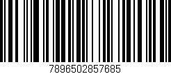 Código de barras (EAN, GTIN, SKU, ISBN): '7896502857685'
