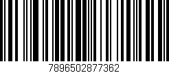 Código de barras (EAN, GTIN, SKU, ISBN): '7896502877362'