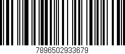 Código de barras (EAN, GTIN, SKU, ISBN): '7896502933679'