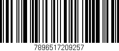 Código de barras (EAN, GTIN, SKU, ISBN): '7896517209257'