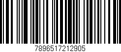 Código de barras (EAN, GTIN, SKU, ISBN): '7896517212905'