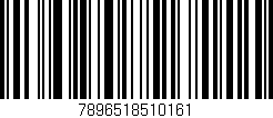 Código de barras (EAN, GTIN, SKU, ISBN): '7896518510161'