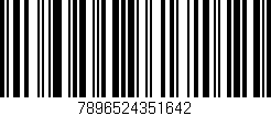 Código de barras (EAN, GTIN, SKU, ISBN): '7896524351642'