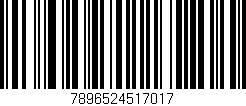 Código de barras (EAN, GTIN, SKU, ISBN): '7896524517017'